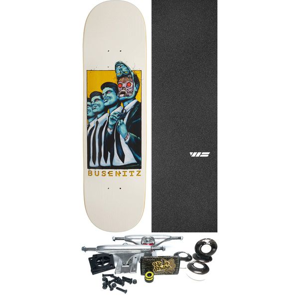 Real Skateboards Dennis Busenitz Technology Skateboard Deck - 8.5" x 32.25" - Complete Skateboard Bundle
